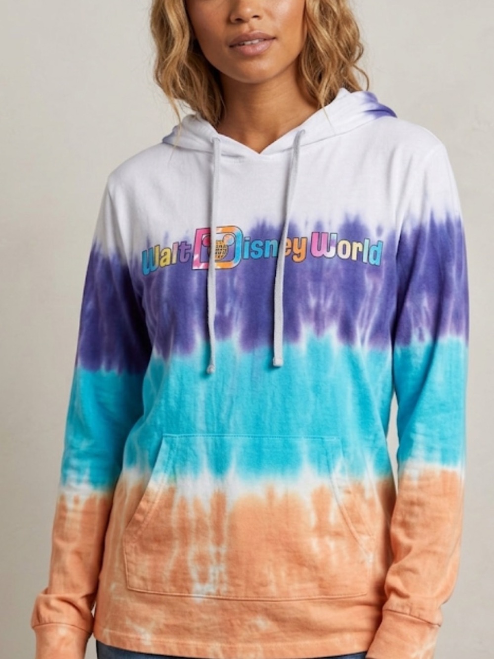 Walt Disney World Tie-Dye Hoodie - White, Purple, Blue, Orange